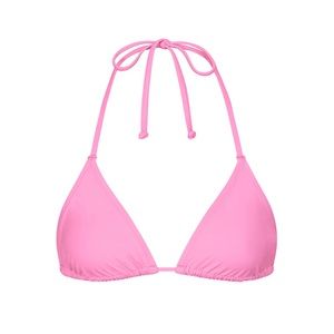 SKIMS SWIM TRIANGLE TOP Pink Size M NWT